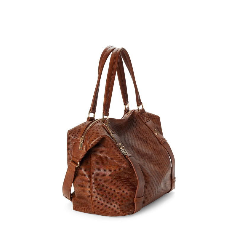 jeane & jax ALEXIS Perforated Weekender
