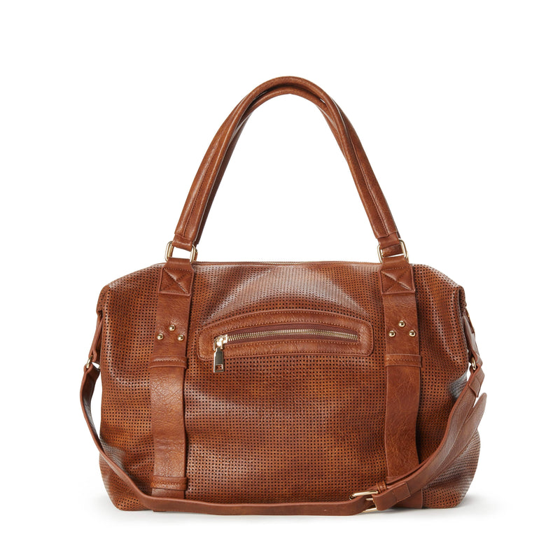 jeane & jax ALEXIS Perforated Weekender