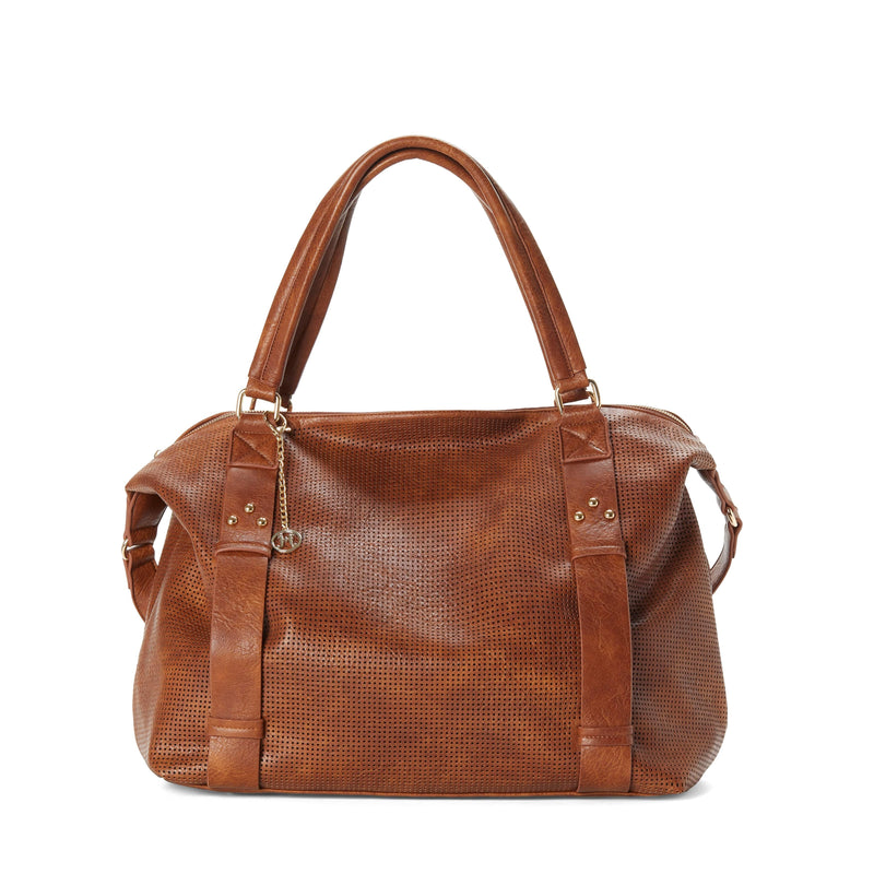 jeane & jax ALEXIS Perforated Weekender