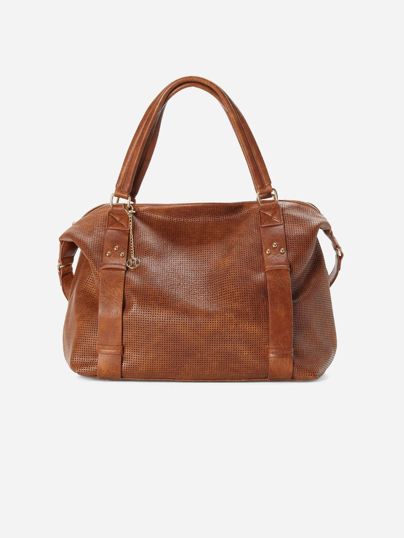 jeane & jax ALEXIS Perforated Weekender