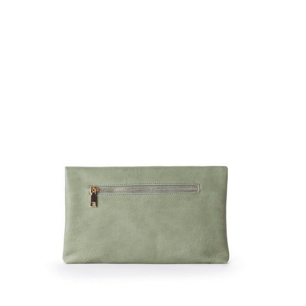 jeane & jax CYNDIE Asymmetrical Foldover Clutch