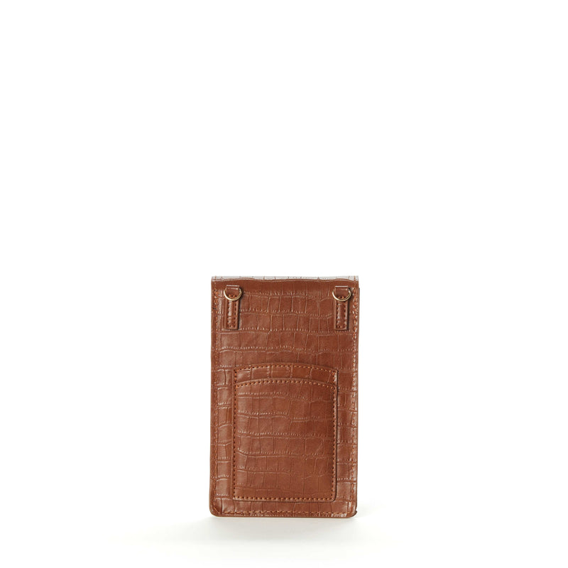 jeane & jax SADIE Croco Crossbody Phone Case