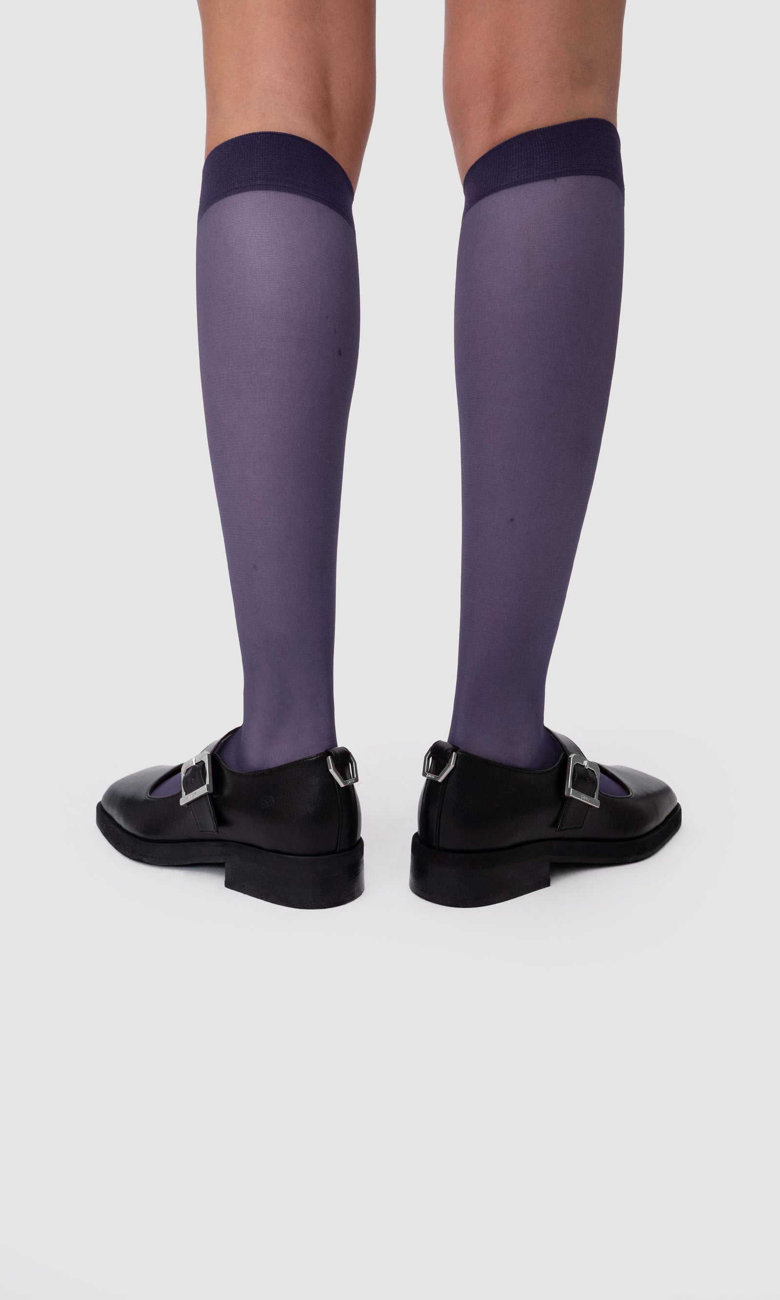 PREV - Jenny Apple Leather Square Toe Mary Janes | Black