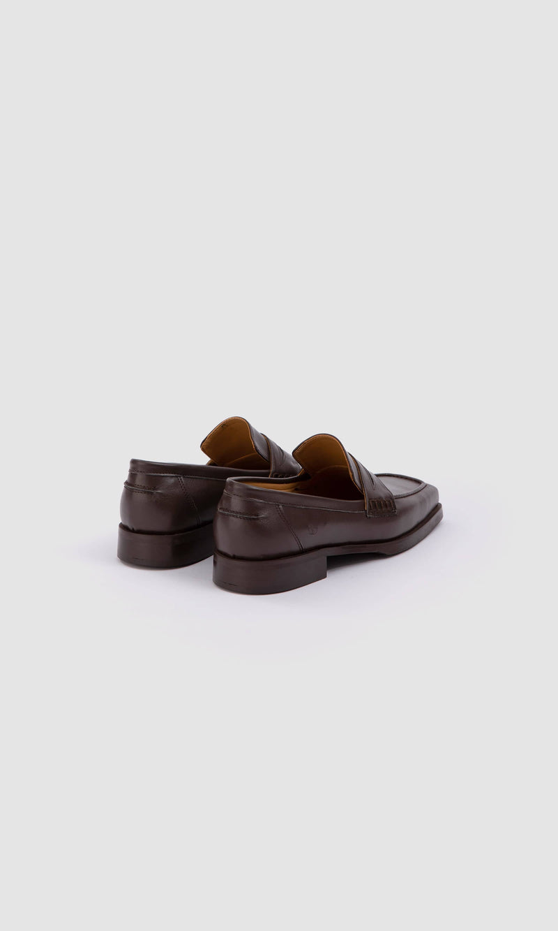 PREV Joan Vegan Olive & Apple Leather Loafers | Brown