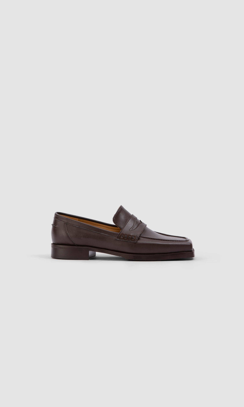 PREV Joan Vegan Olive & Apple Leather Loafers | Brown