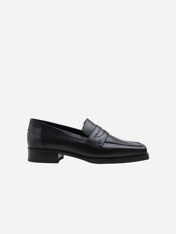 PREV Joan Women's Apple Leather Vegan Loafer | Midnight UK3 / EU36 / US5