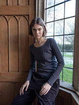 Immaculate Vegan - Cali Organic Cotton Pointelle T-Shirt | Dove Grey