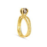 Immaculate Vegan - JULIA THOMPSON JEWELLERY Fairtrade Gold Pyrite Crystal Nest Ring