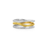 Immaculate Vegan - JULIA THOMPSON JEWELLERY Gold & Silver Triple Nest Wedding Ring