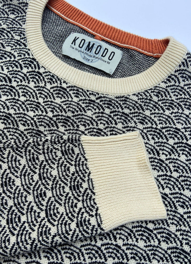 KOMODO HAKKU - Organic Cotton Jumper Off White