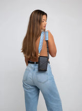 Immaculate Vegan - Kaia Mar Kaia Desserto Cactus Leather Phone Bag | Blue Strap