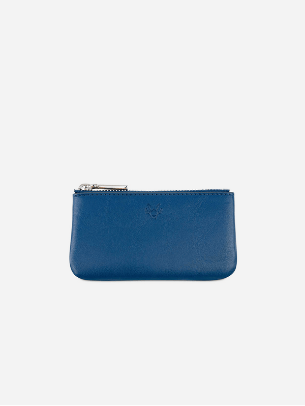 Watson & Wolfe Key Holder Vegan Leather Wallet | Navy