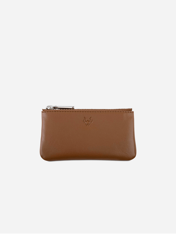 Watson & Wolfe Key Holder Vegan Leather Wallet | Tan
