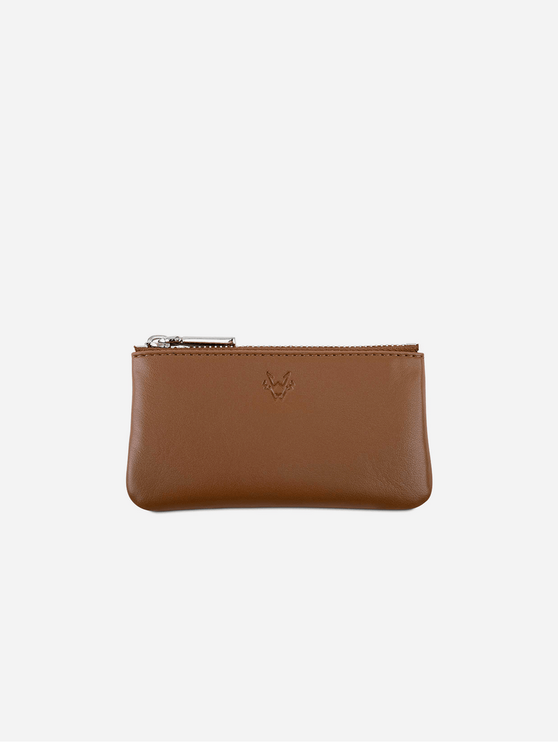 Watson & Wolfe Key Holder Vegan Leather Wallet | Tan
