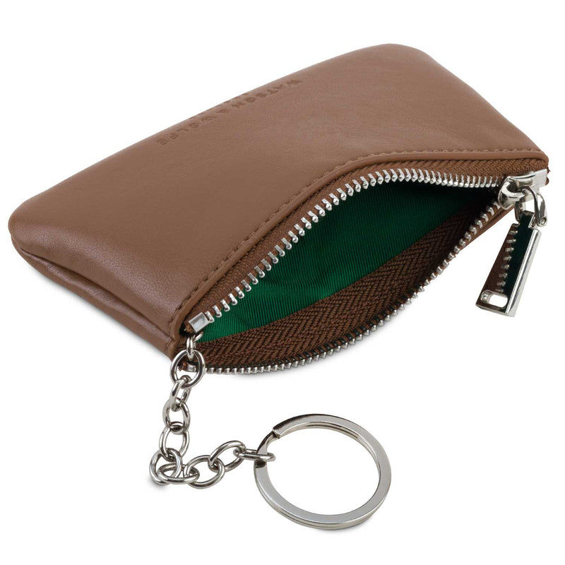 Watson & Wolfe Key Holder Wallet in Tan