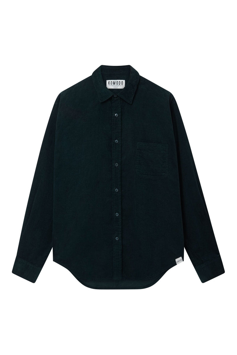 KOMODO Abel Men's Cotton Shirt | Dark Marine