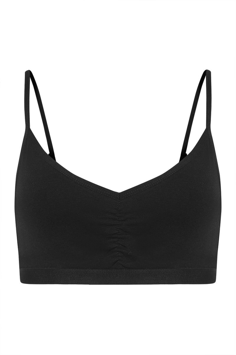 KOMODO Anastasia Organic Cotton Bra | Black