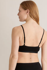 Immaculate Vegan - KOMODO Anastasia Organic Cotton Bra | Black