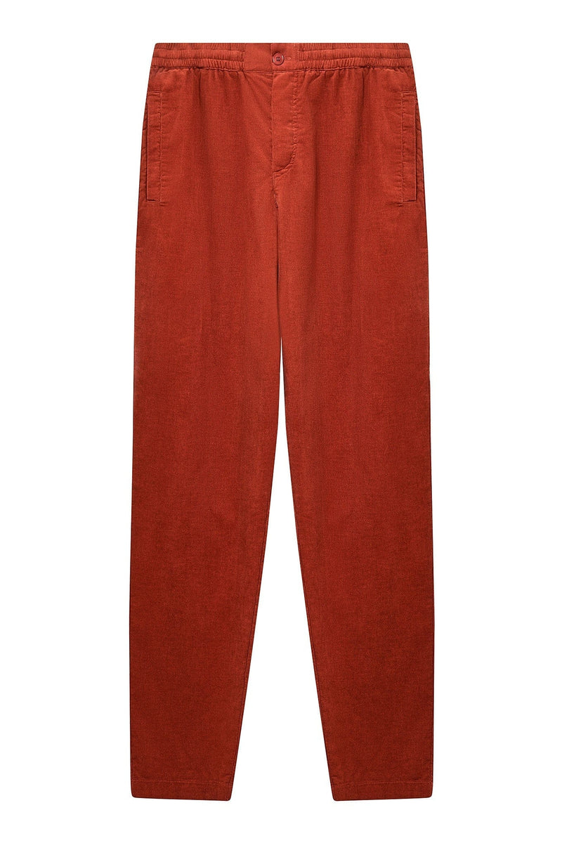 KOMODO Andro Organic Cotton Trousers | Terracotta