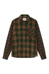 Immaculate Vegan - KOMODO Axel Organic Cotton Patchwork Check Shirt | Green