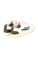 Immaculate Vegan - KOMODO G-HELA Cornwaste Eco Trainer by GENESIS - White / Olive