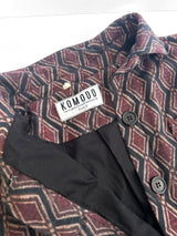 Immaculate Vegan - KOMODO GINA Organic Cotton Overshirt - Batik Diamond