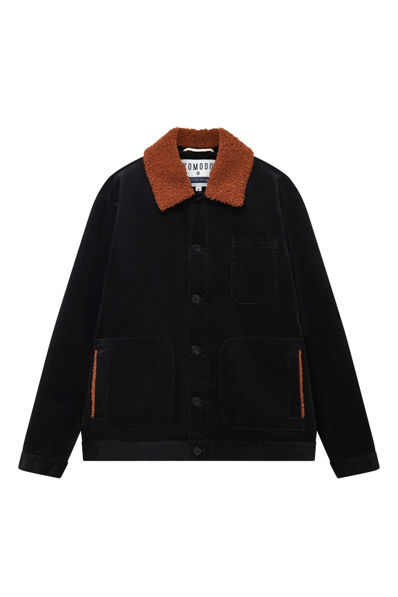 KOMODO JAMARI - Organic Cotton Cord Jacket Black