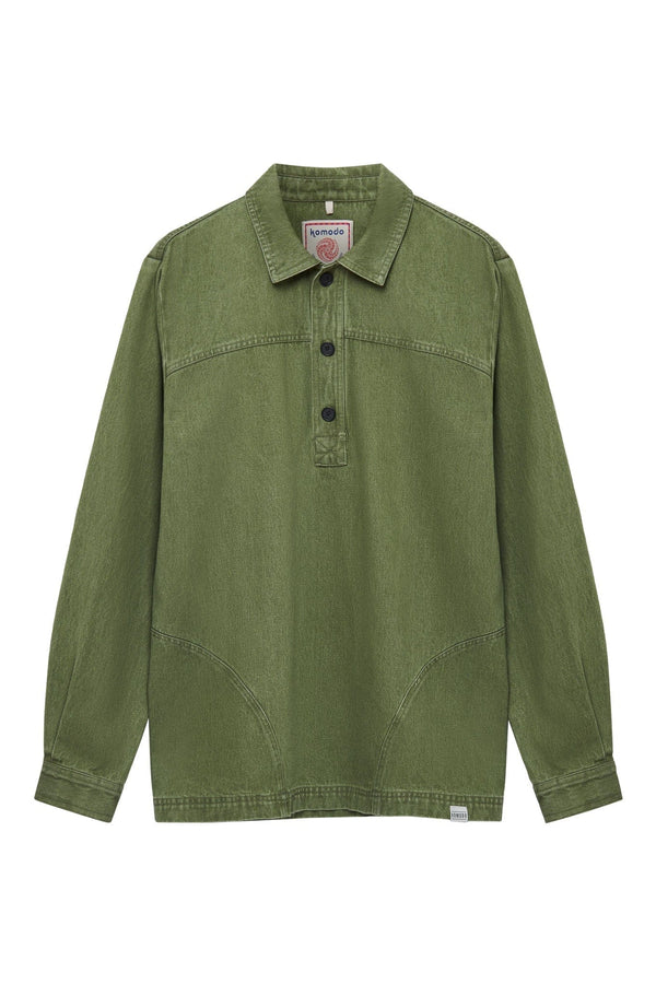 KOMODO JASPER SHIRT - Green Wash