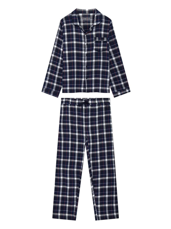 KOMODO Jim Jam Men's Organic Cotton Pyjama Set | Navy