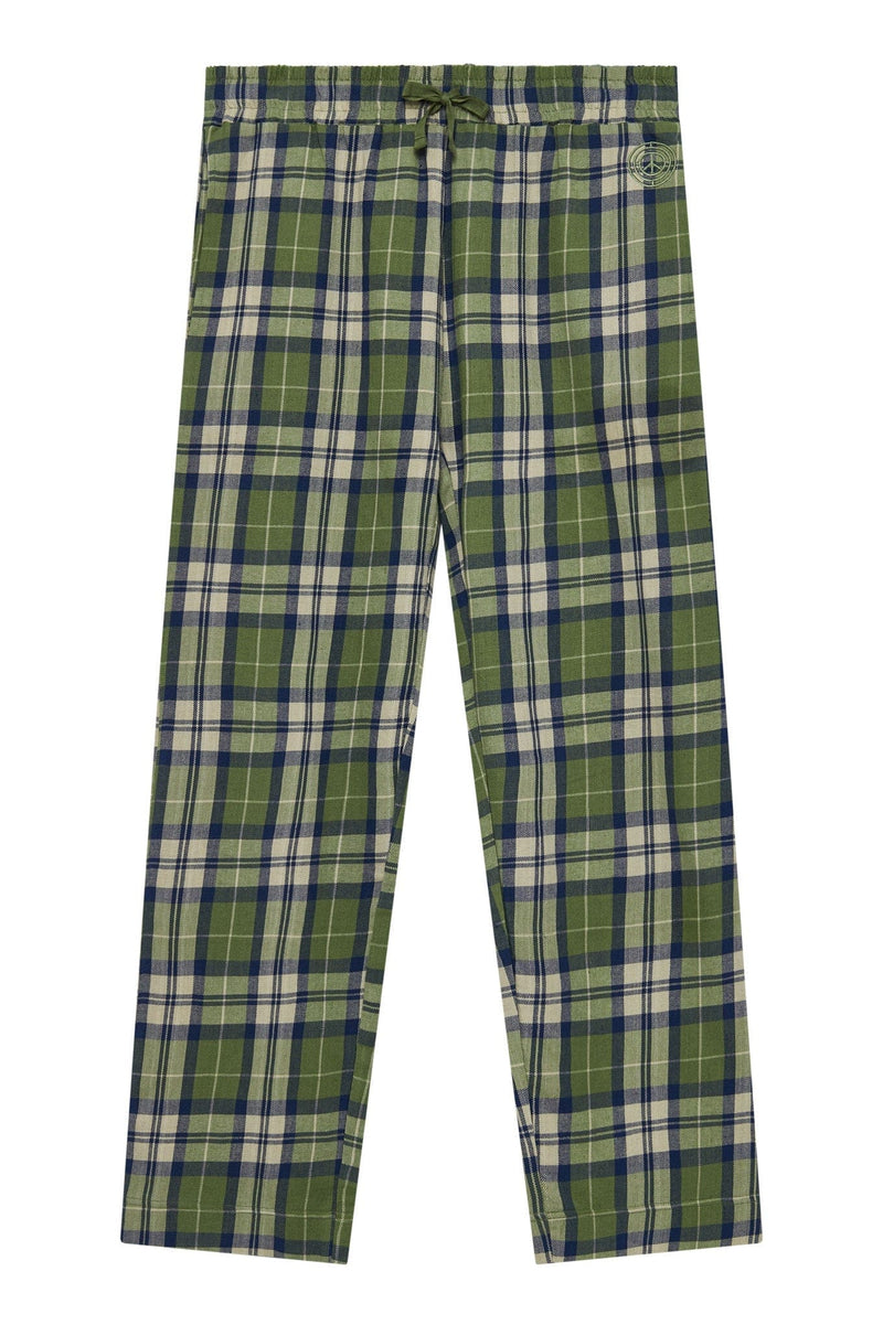 Men's Gray Flannel Pajama Pants - Eco Carmel