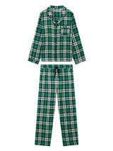 Immaculate Vegan - KOMODO JIM JAM PYJAMA WOMENS SET - Green