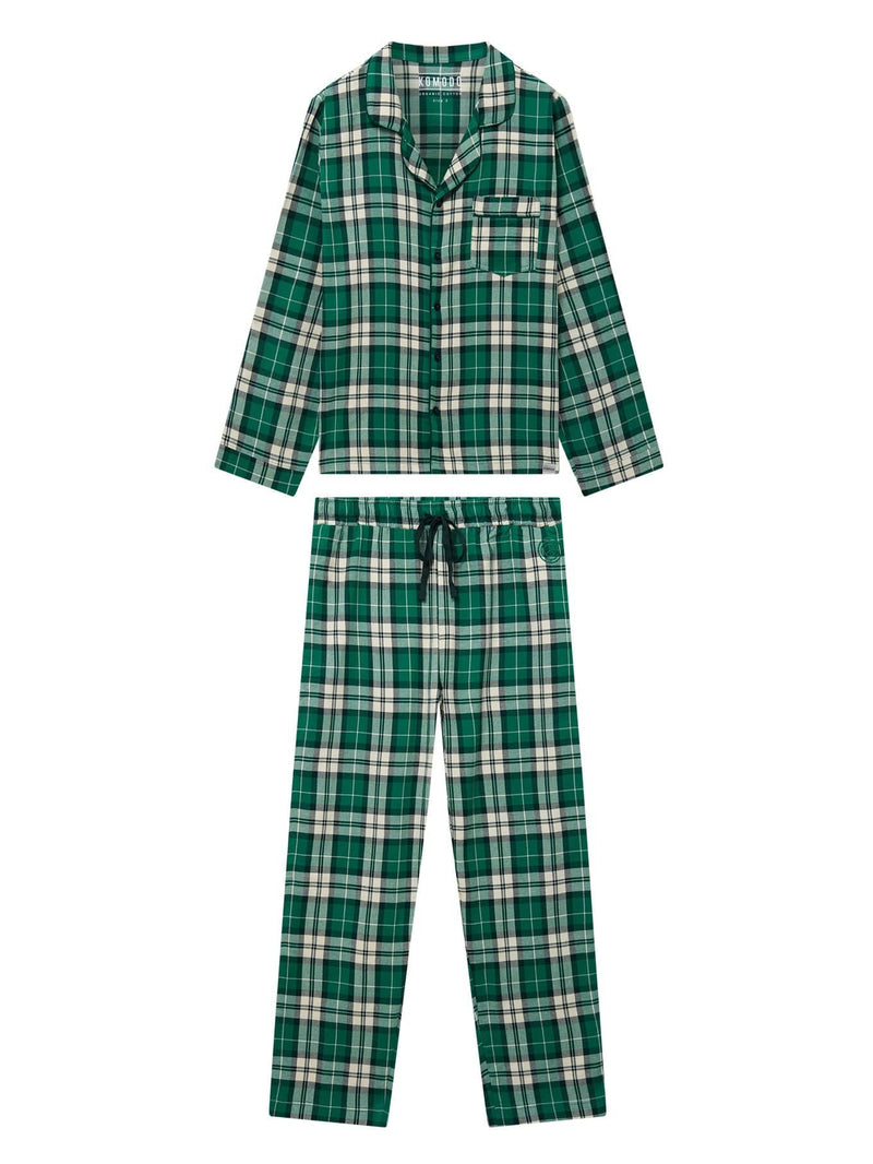 KOMODO JIM JAM PYJAMA WOMENS SET - Green