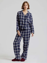 Immaculate Vegan - KOMODO Jim Jam Women's Organic Cotton Pyjama Set | Dark Navy