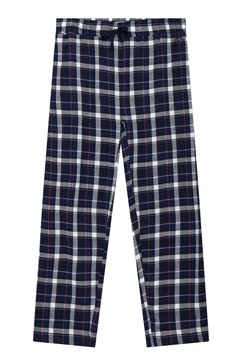 KOMODO JIM JAM - Womens GOTS Organic Cotton Pyjama Set Dark Navy