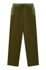 Immaculate Vegan - KOMODO JOSHUA - Organic Cotton Trouser Green Patchwork