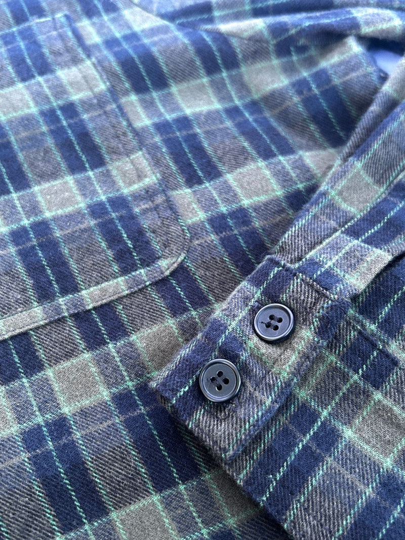 KOMODO KENJI SHIRT - Navy Check