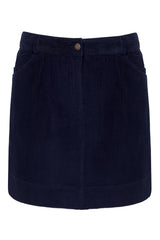 Immaculate Vegan - KOMODO LEONI - Organic Cotton Cord Miniskirt Dark Navy