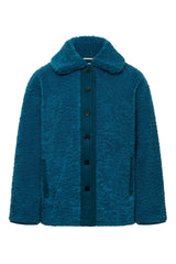 Immaculate Vegan - KOMODO LEXI - Recycled PET Fleece Coat French Blue