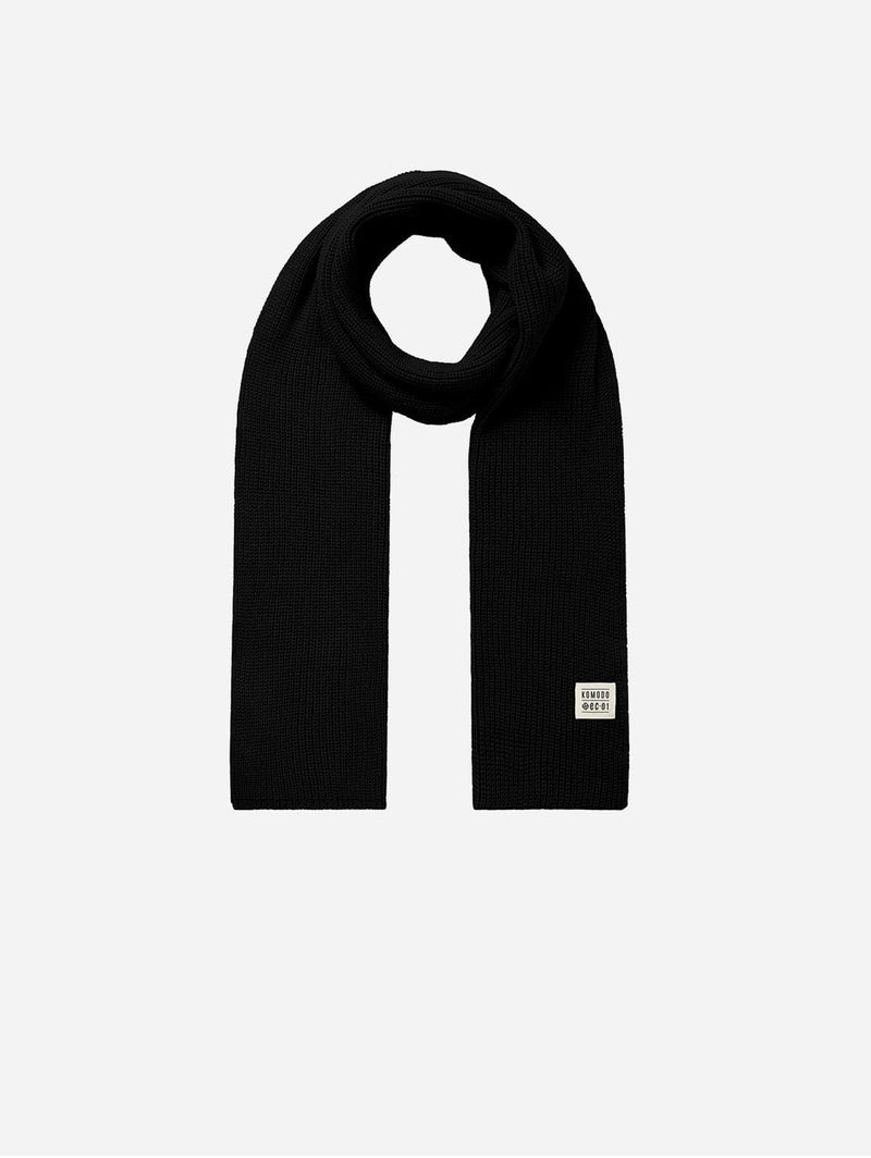 KOMODO London Unisex Organic Cotton Scarf | Black