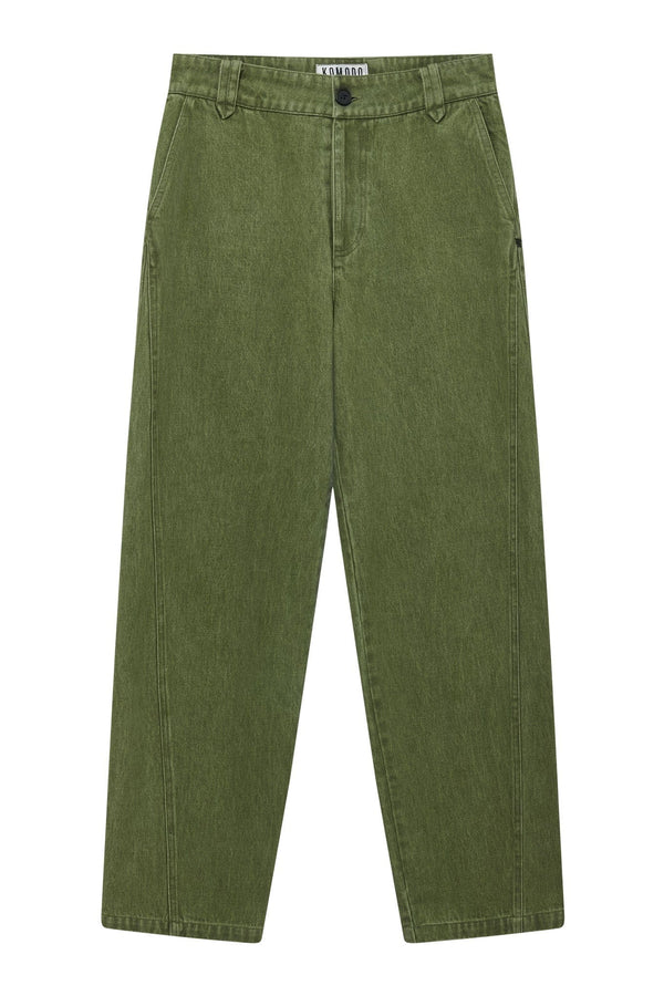 KOMODO MAKULU TROUSER - Green Wash