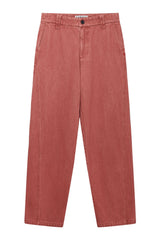 Immaculate Vegan - KOMODO MAKULU TROUSER - Red Wash