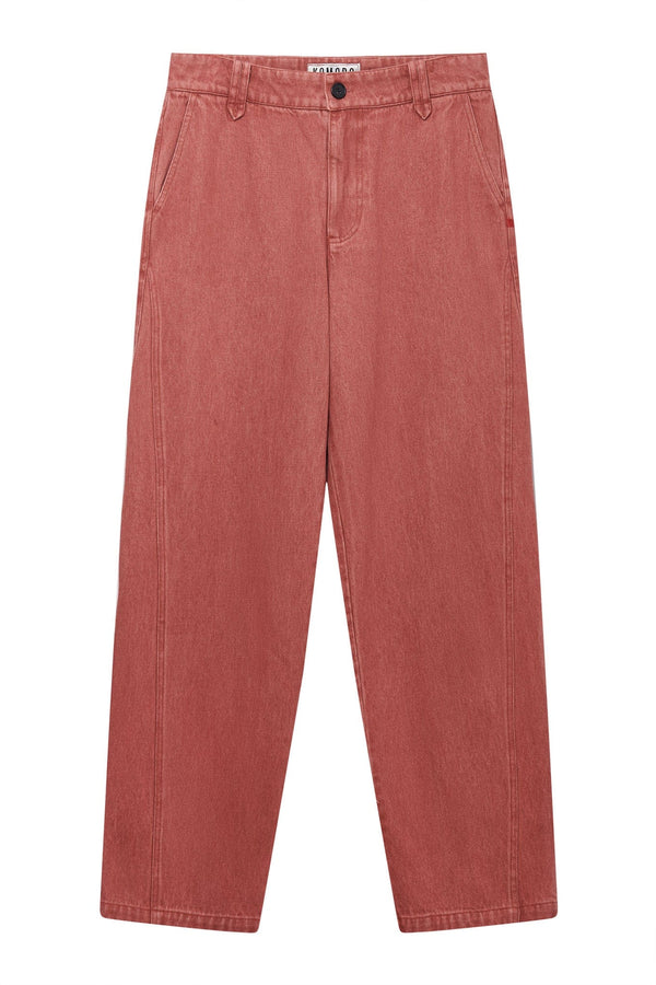 KOMODO MAKULU TROUSER - Red Wash