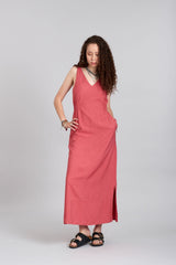 Immaculate Vegan - KOMODO MARNIE pink rayon dress