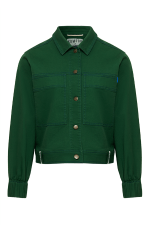 KOMODO NEPTUNE forest green cotton jacket