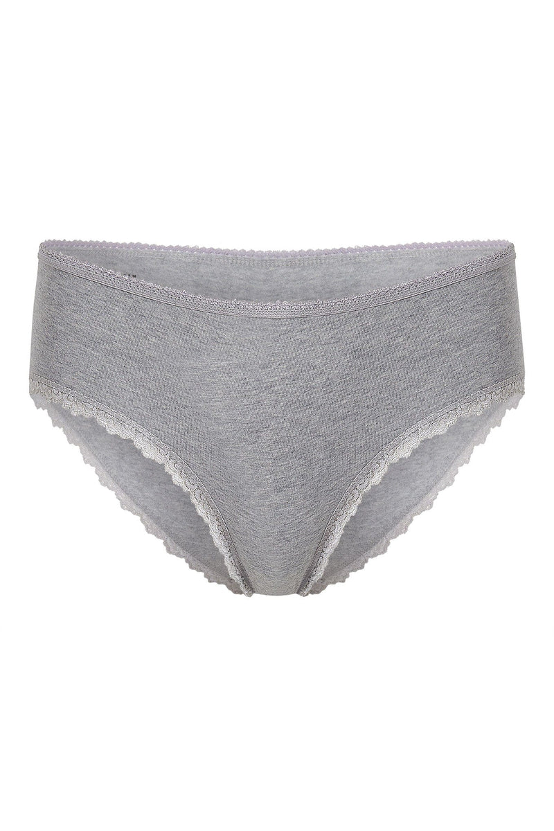 KOMODO PALOMA Lace Briefs - Grey