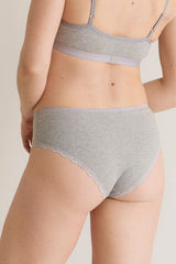 Immaculate Vegan - KOMODO PALOMA Lace Briefs - Grey