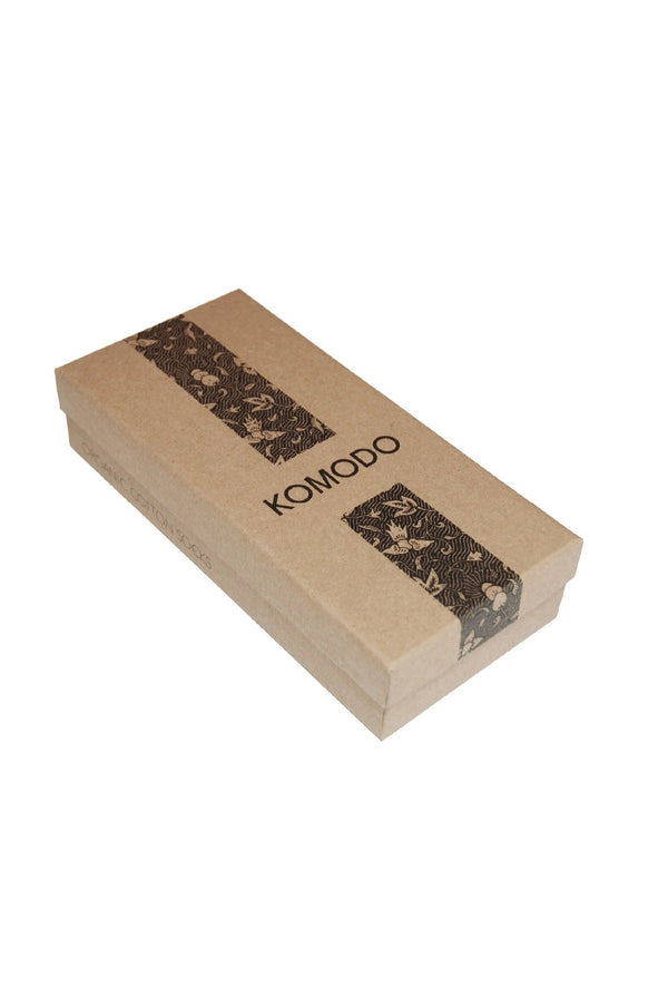 KOMODO Punchy Unisex Organic Cotton Socks Gift Box | Multiple Colours