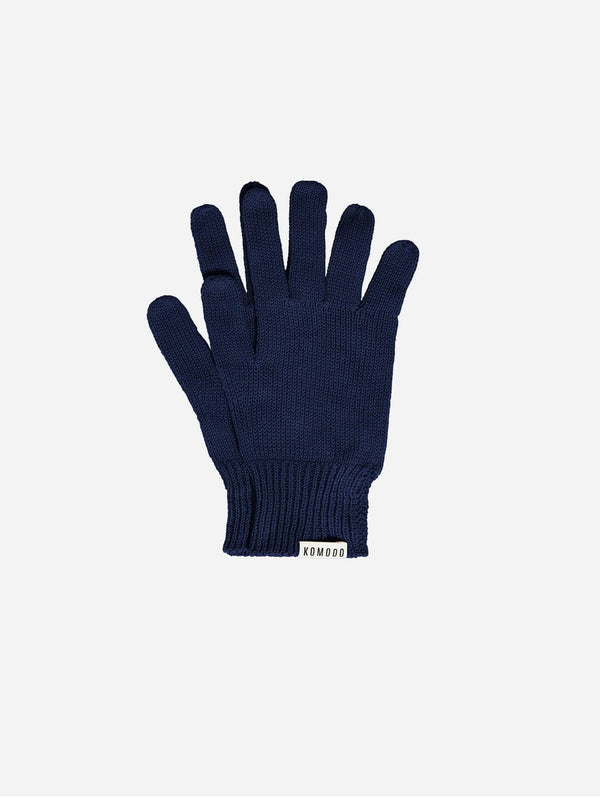 KOMODO City Organic Cotton Gloves | Navy S