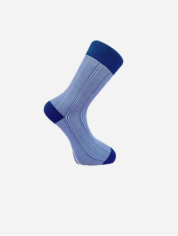 KOMODO Herringbone Unisex Organic Cotton Socks | Navy S