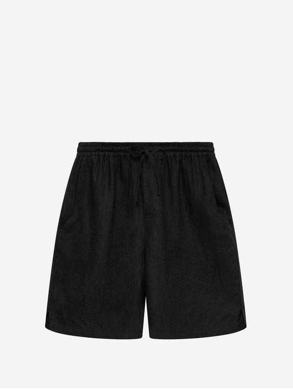 KOMODO JERRY - Linen Shorts Black S
